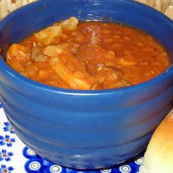 الحساء الساخن والأرنب - أطباق لذيذة والغذائية