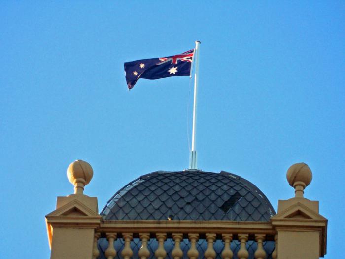 علم أستراليا وتاريخها